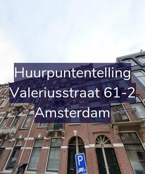 Foto gevel Huurpuntentelling voor Valeriusstraat 61-2, Amsterdam