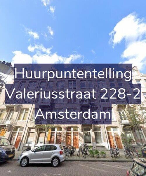 Foto gevel Huurpuntentelling voor Valeriusstraat 228-2, Amsterdam