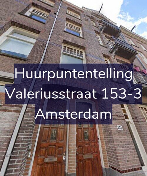 Foto gevel Huurpuntentelling voor Valeriusstraat 153-3, Amsterdam