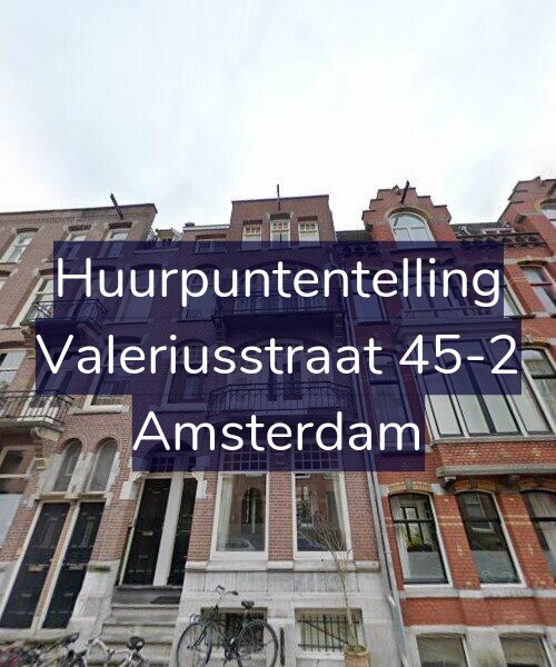 Foto gevel Huurpuntentelling voor Valeriusstraat 45-2, Amsterdam