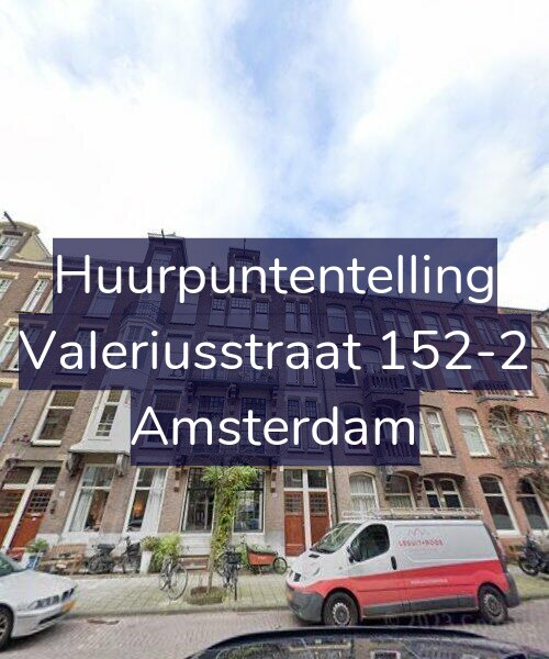 Foto gevel Huurpuntentelling voor Valeriusstraat 152-2, Amsterdam