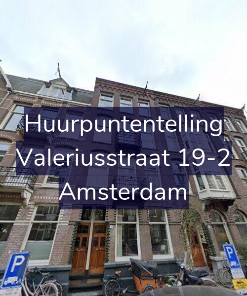 Foto gevel Huurpuntentelling voor Valeriusstraat 19-2, Amsterdam