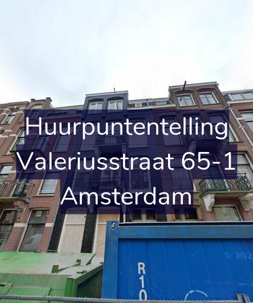 Foto gevel Huurpuntentelling voor Valeriusstraat 65-1, Amsterdam