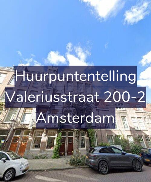 Foto gevel Huurpuntentelling voor Valeriusstraat 200-2, Amsterdam