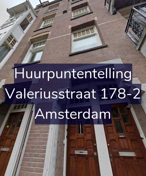 Foto gevel Huurpuntentelling voor Valeriusstraat 178-2, Amsterdam
