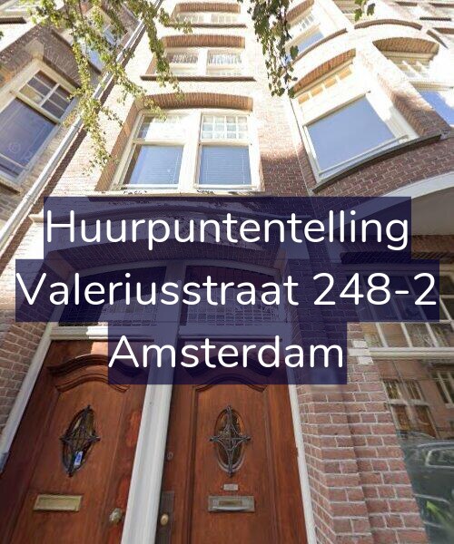 Foto gevel Huurpuntentelling voor Valeriusstraat 248-2, Amsterdam