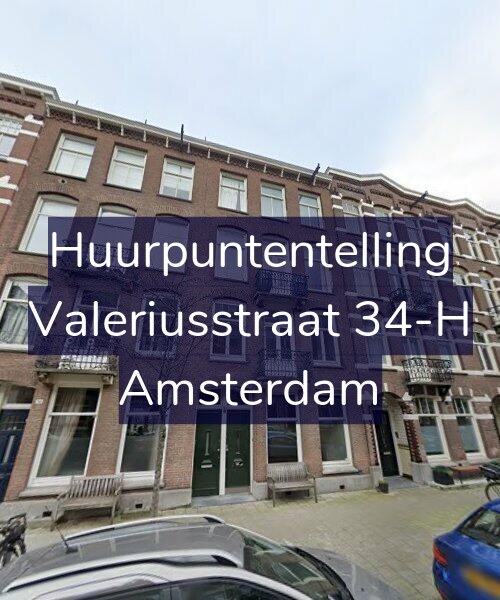 Foto gevel Huurpuntentelling voor Valeriusstraat 34-H, Amsterdam