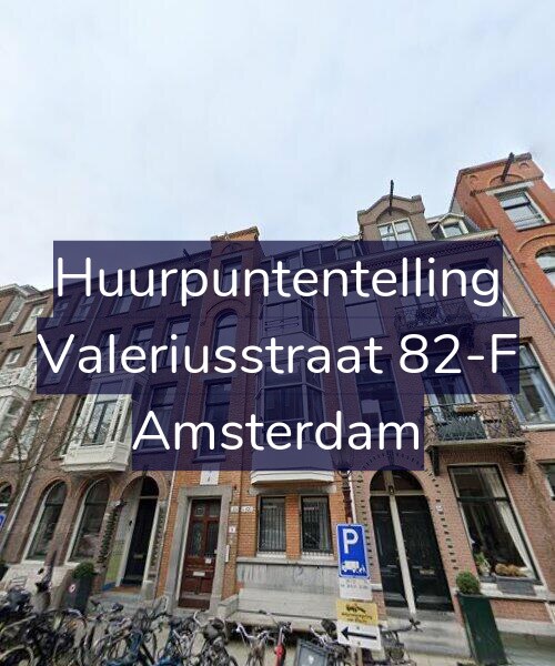 Foto gevel Huurpuntentelling voor Valeriusstraat 82-F, Amsterdam