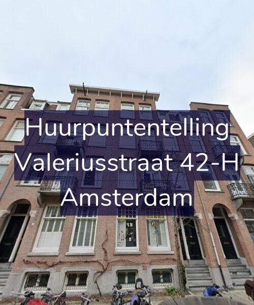 Foto gevel Huurpuntentelling voor Valeriusstraat 42-H, Amsterdam