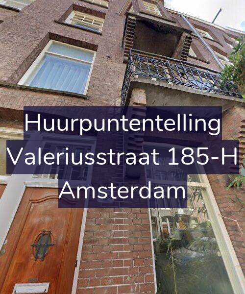Foto gevel Huurpuntentelling voor Valeriusstraat 185-H, Amsterdam