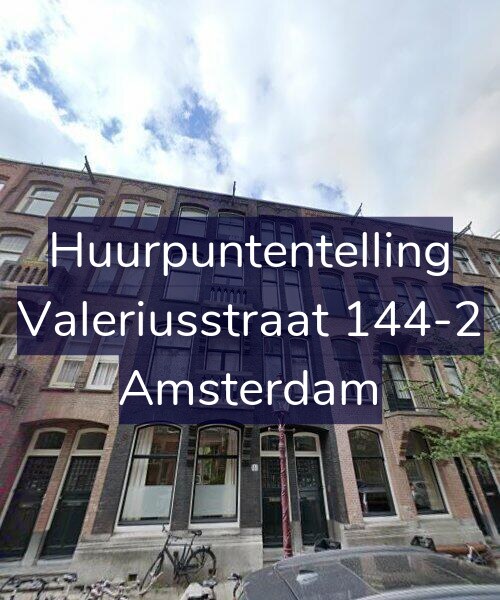 Foto gevel Huurpuntentelling voor Valeriusstraat 144-2, Amsterdam