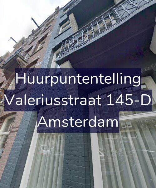 Foto gevel Huurpuntentelling voor Valeriusstraat 145-D, Amsterdam