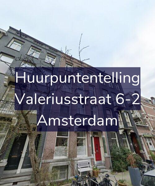 Foto gevel Huurpuntentelling voor Valeriusstraat 6-2, Amsterdam
