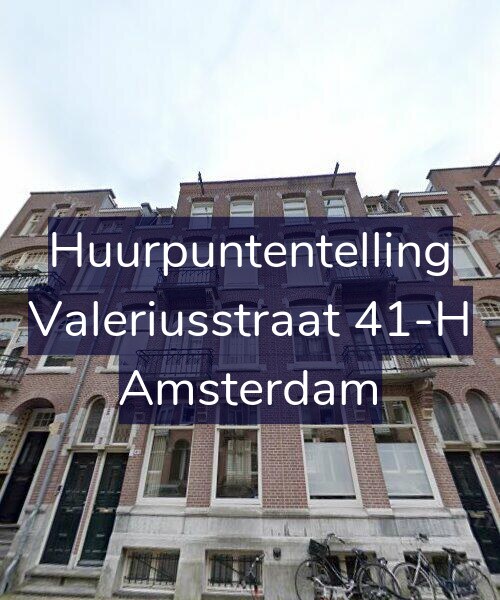 Foto gevel Huurpuntentelling voor Valeriusstraat 41-H, Amsterdam