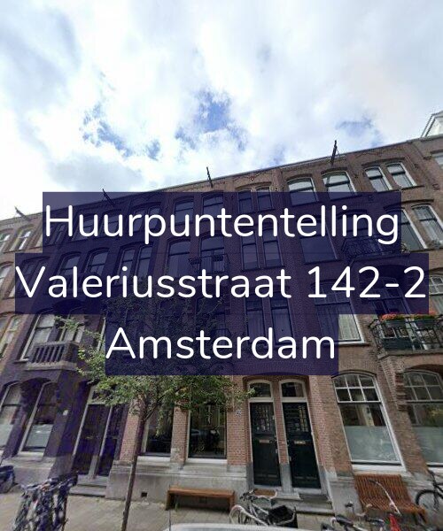 Foto gevel Huurpuntentelling voor Valeriusstraat 142-2, Amsterdam