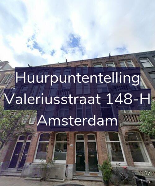 Foto gevel Huurpuntentelling voor Valeriusstraat 148-H, Amsterdam