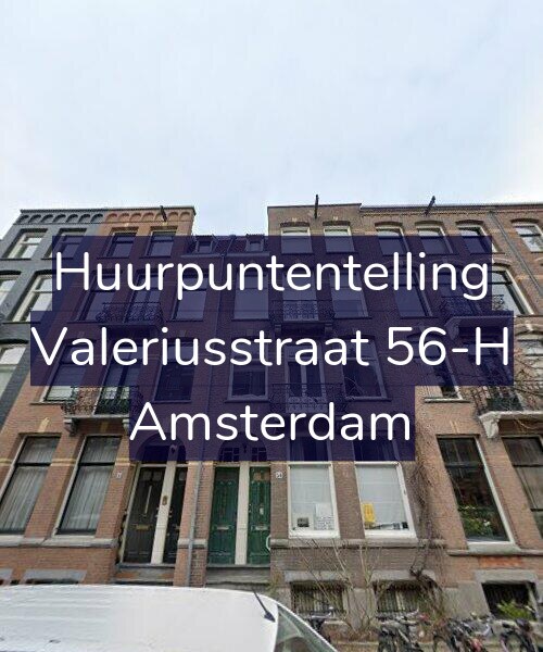 Foto gevel Huurpuntentelling voor Valeriusstraat 56-H, Amsterdam
