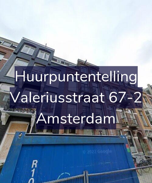 Foto gevel Huurpuntentelling voor Valeriusstraat 67-2, Amsterdam