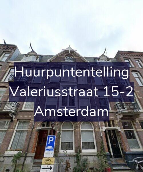 Foto gevel Huurpuntentelling voor Valeriusstraat 15-2, Amsterdam