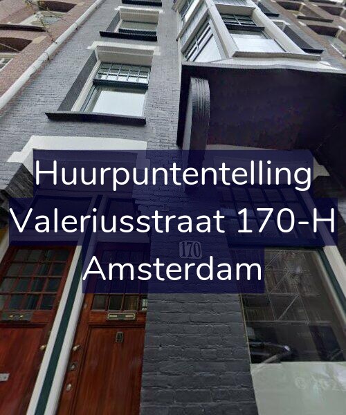 Foto gevel Huurpuntentelling voor Valeriusstraat 170-H, Amsterdam