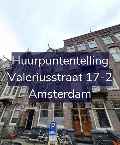 Foto gevel Huurpuntentelling voor Valeriusstraat 17-2, Amsterdam