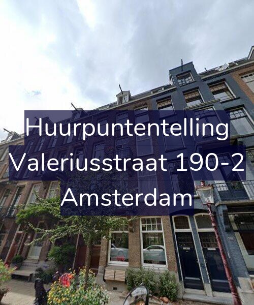Foto gevel Huurpuntentelling voor Valeriusstraat 190-2, Amsterdam