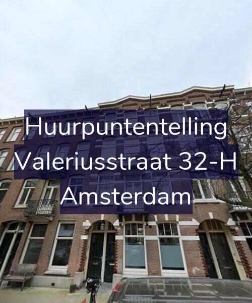 Foto gevel Huurpuntentelling voor Valeriusstraat 32-H, Amsterdam