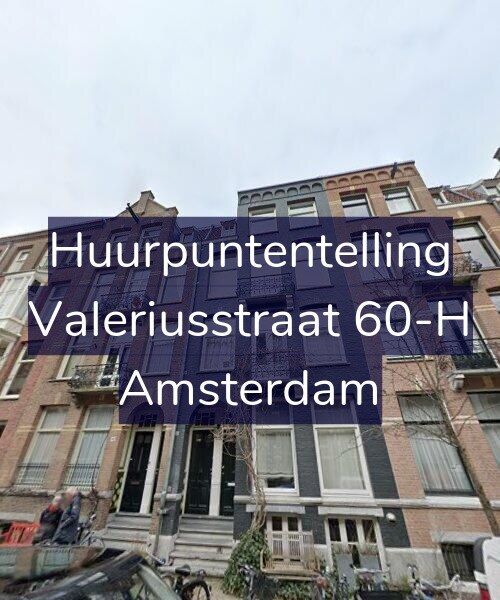 Foto gevel Huurpuntentelling voor Valeriusstraat 60-H, Amsterdam