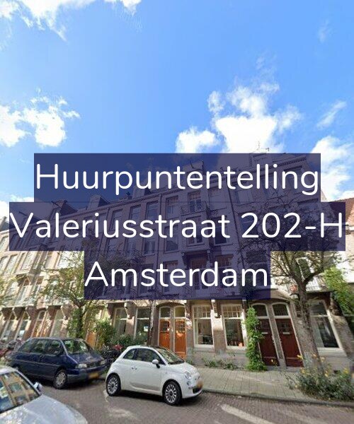 Foto gevel Huurpuntentelling voor Valeriusstraat 202-H, Amsterdam