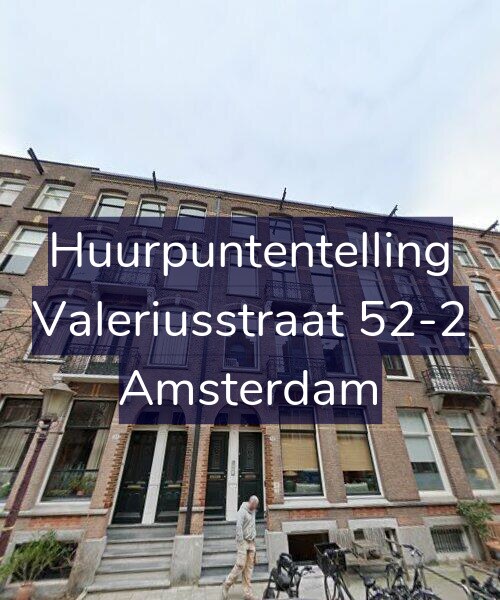 Foto gevel Huurpuntentelling voor Valeriusstraat 52-2, Amsterdam