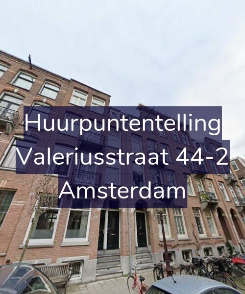 Foto gevel Huurpuntentelling voor Valeriusstraat 44-2, Amsterdam
