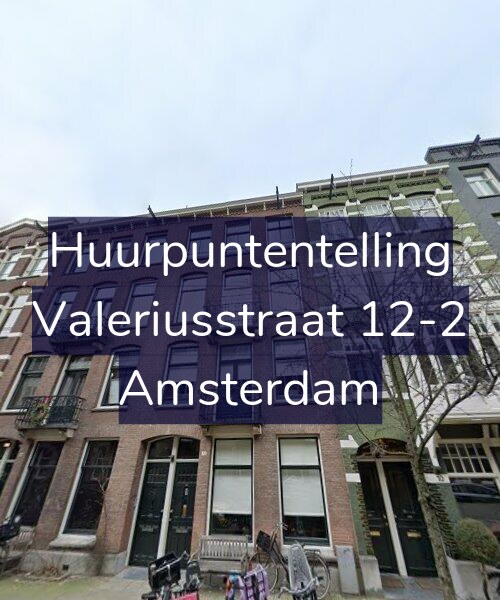 Foto gevel Huurpuntentelling voor Valeriusstraat 12-2, Amsterdam