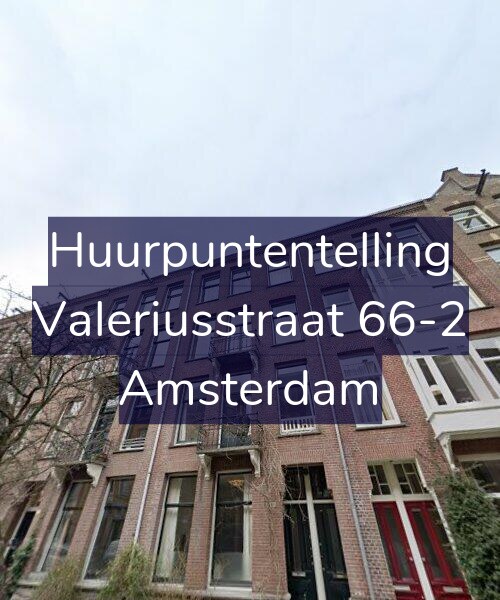 Foto gevel Huurpuntentelling voor Valeriusstraat 66-2, Amsterdam