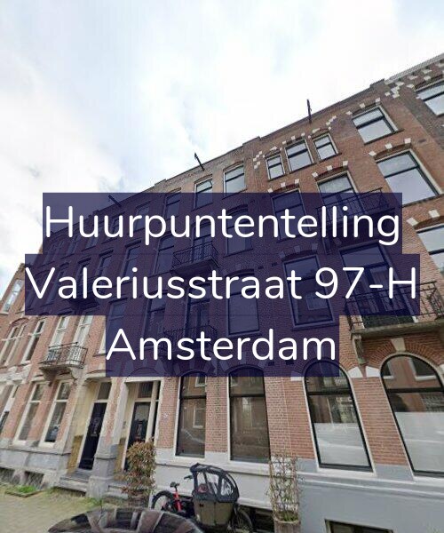 Foto gevel Huurpuntentelling voor Valeriusstraat 97-H, Amsterdam