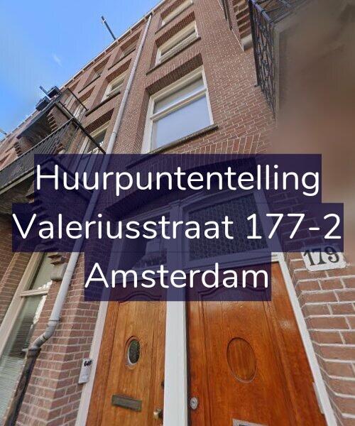 Foto gevel Huurpuntentelling voor Valeriusstraat 177-2, Amsterdam