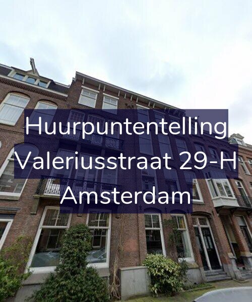 Foto gevel Huurpuntentelling voor Valeriusstraat 29-H, Amsterdam