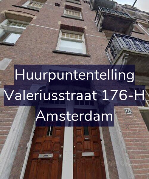 Foto gevel Huurpuntentelling voor Valeriusstraat 176-H, Amsterdam