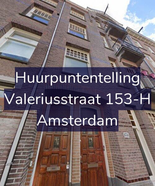 Foto gevel Huurpuntentelling voor Valeriusstraat 153-H, Amsterdam