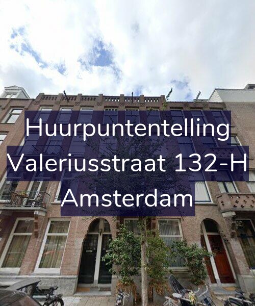 Foto gevel Huurpuntentelling voor Valeriusstraat 132-H, Amsterdam