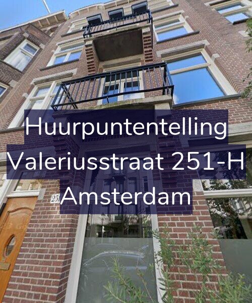 Foto gevel Huurpuntentelling voor Valeriusstraat 251-H, Amsterdam