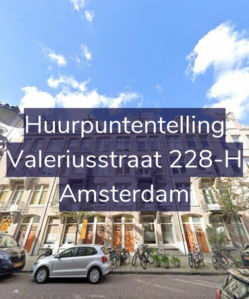 Foto gevel Huurpuntentelling voor Valeriusstraat 228-H, Amsterdam