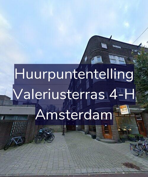 Foto gevel Huurpuntentelling voor Valeriusterras 4-H, Amsterdam