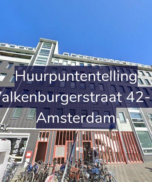 Foto gevel Huurpuntentelling voor Valkenburgerstraat 42-B, Amsterdam