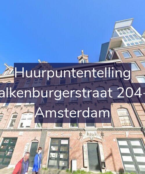 Foto gevel Huurpuntentelling voor Valkenburgerstraat 204-3, Amsterdam