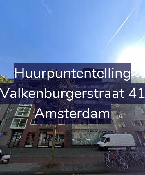 Foto gevel Huurpuntentelling voor Valkenburgerstraat 41, Amsterdam