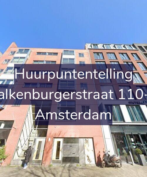 Foto gevel Huurpuntentelling voor Valkenburgerstraat 110-B, Amsterdam