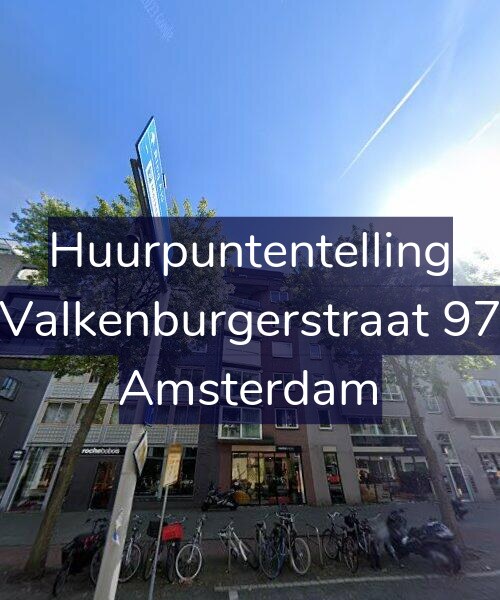 Foto gevel Huurpuntentelling voor Valkenburgerstraat 97, Amsterdam