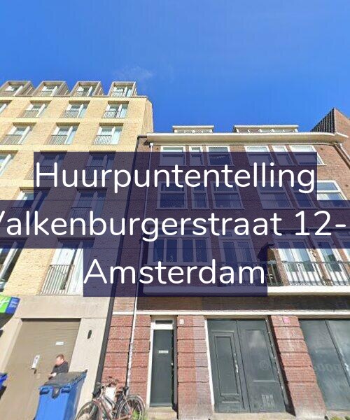 Foto gevel Huurpuntentelling voor Valkenburgerstraat 12-1, Amsterdam