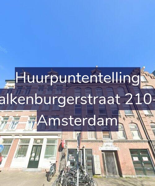 Foto gevel Huurpuntentelling voor Valkenburgerstraat 210-2, Amsterdam