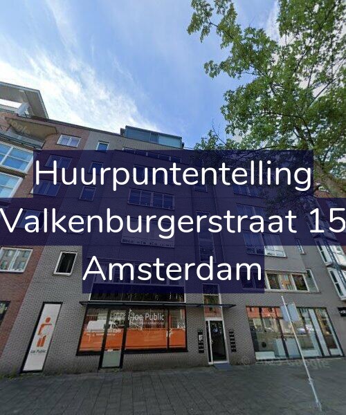 Foto gevel Huurpuntentelling voor Valkenburgerstraat 15, Amsterdam